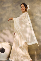 Ivory All Fours Saree