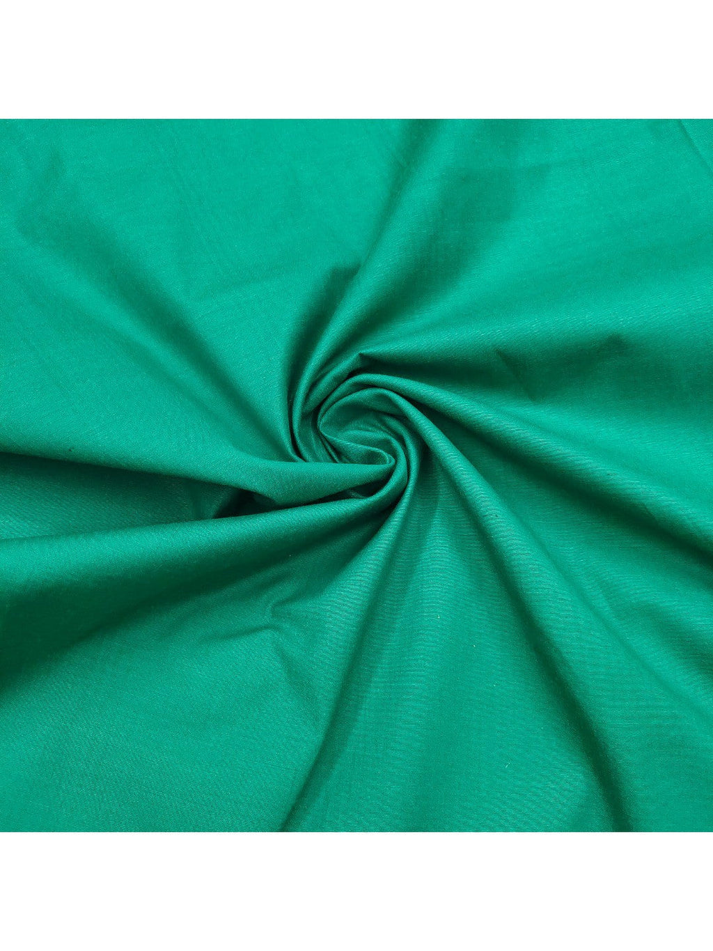 Elegant Rama Green Bandhani Print Pure Cotton Dress Material with Dupatta