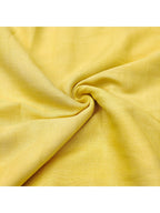 Yellow Floral Chanderi Silk Dress Material with Gold Embellishments