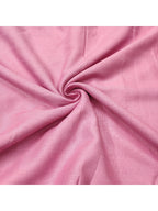 Baby Pink Floral Chanderi Silk Dress Material with Gold Embellishments