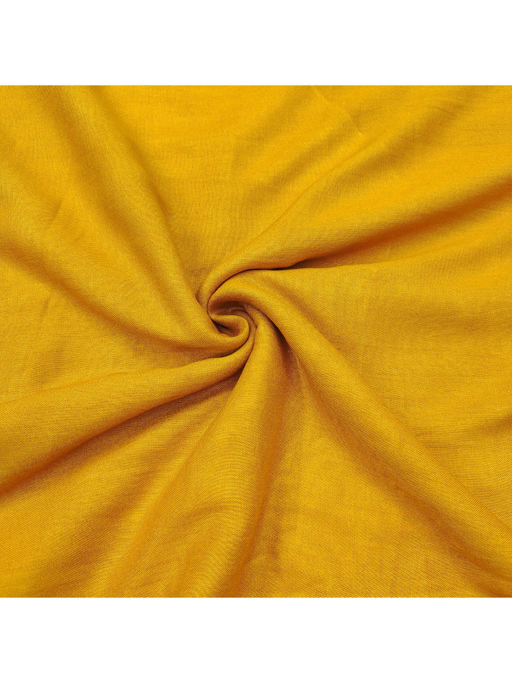 Mustard Floral Print Chanderi Silk Dress Material with Dupatta