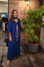 Sapphire Tribal Whisper Kaftan