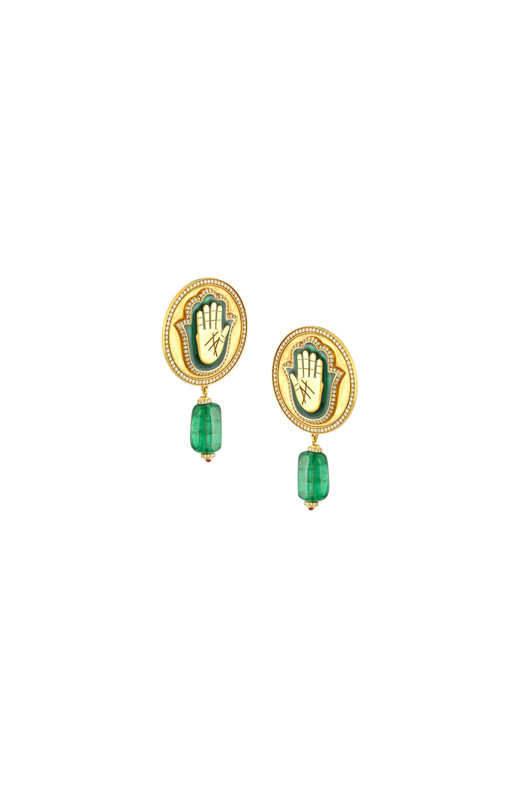 Palm Panna Earrings