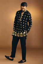 Black Turtle Tale Kurta Set