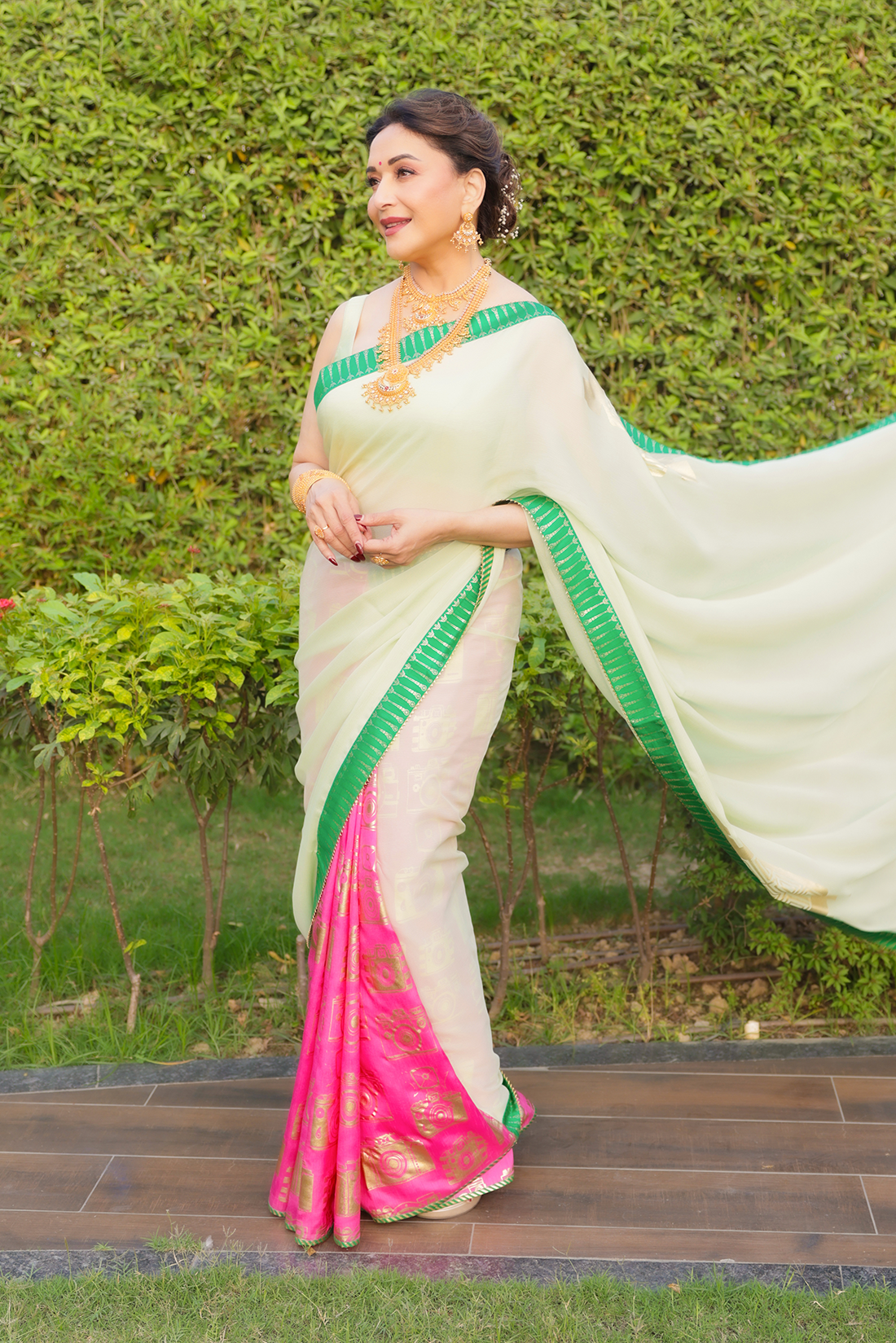 Mint Turtle Tale Saree