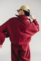 Maroon Pine-Code of Jungle Bakery Co-Ord Set