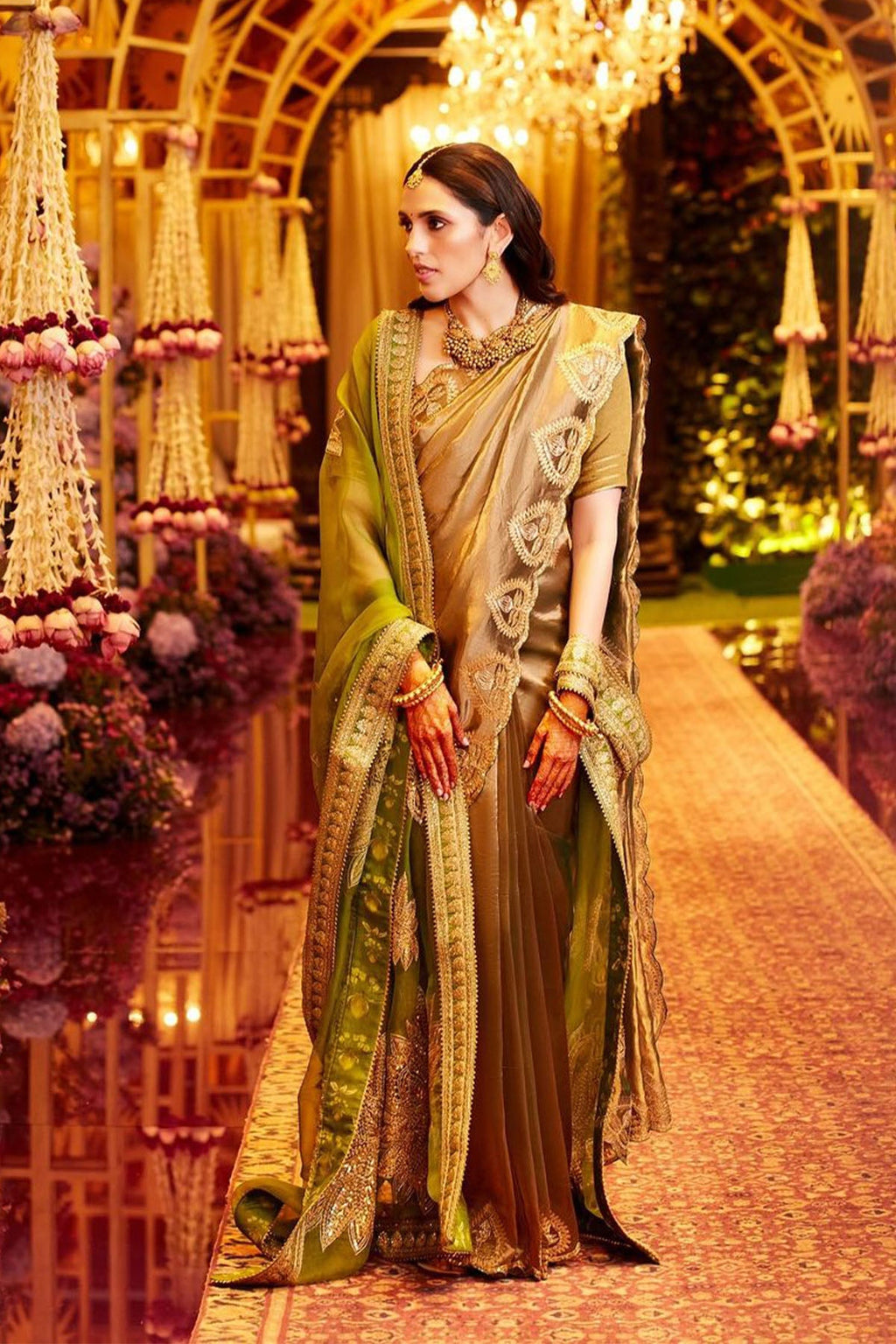 Paan Tissue Saree