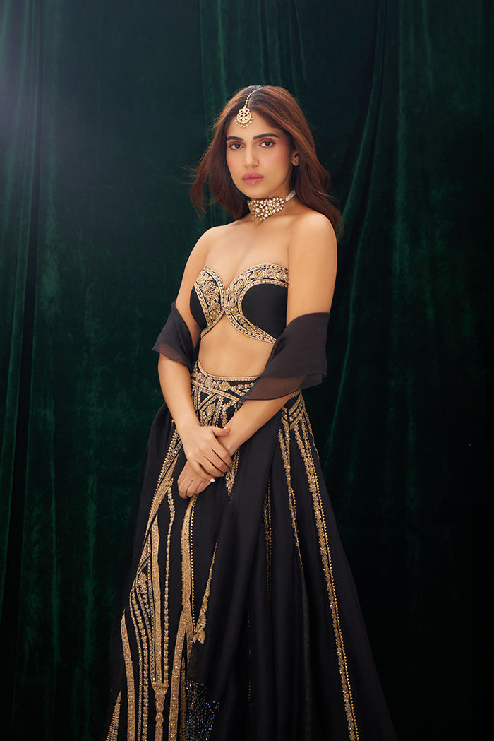 The 'Aankhon ka Paigam' Lehenga