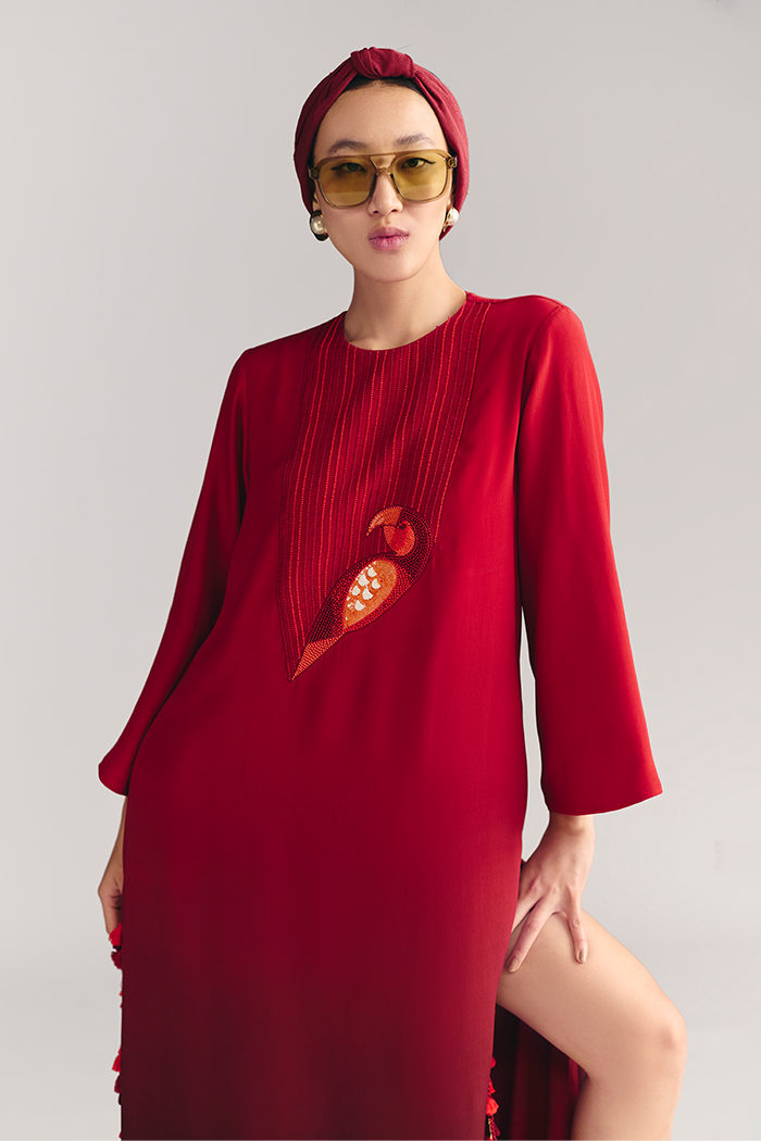 Scarletwing Flock Kaftan