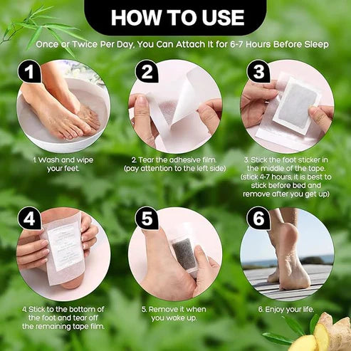 Tribella Fitpiick Premium Natural Detox Foot Patches