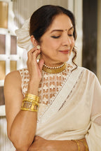 Ivory All Fours Saree