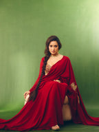 The Manhattan Cocktail Saree