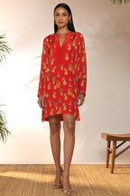 Small Red Tangy Tango Dress