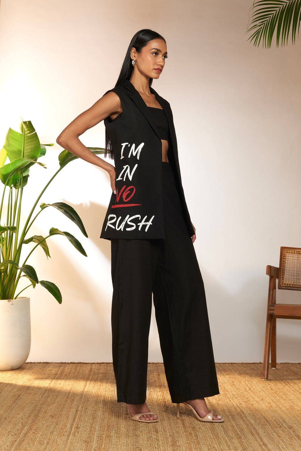 "I'M In No Rush" Slogan Blazer