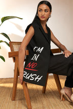"I'M In No Rush" Slogan Blazer