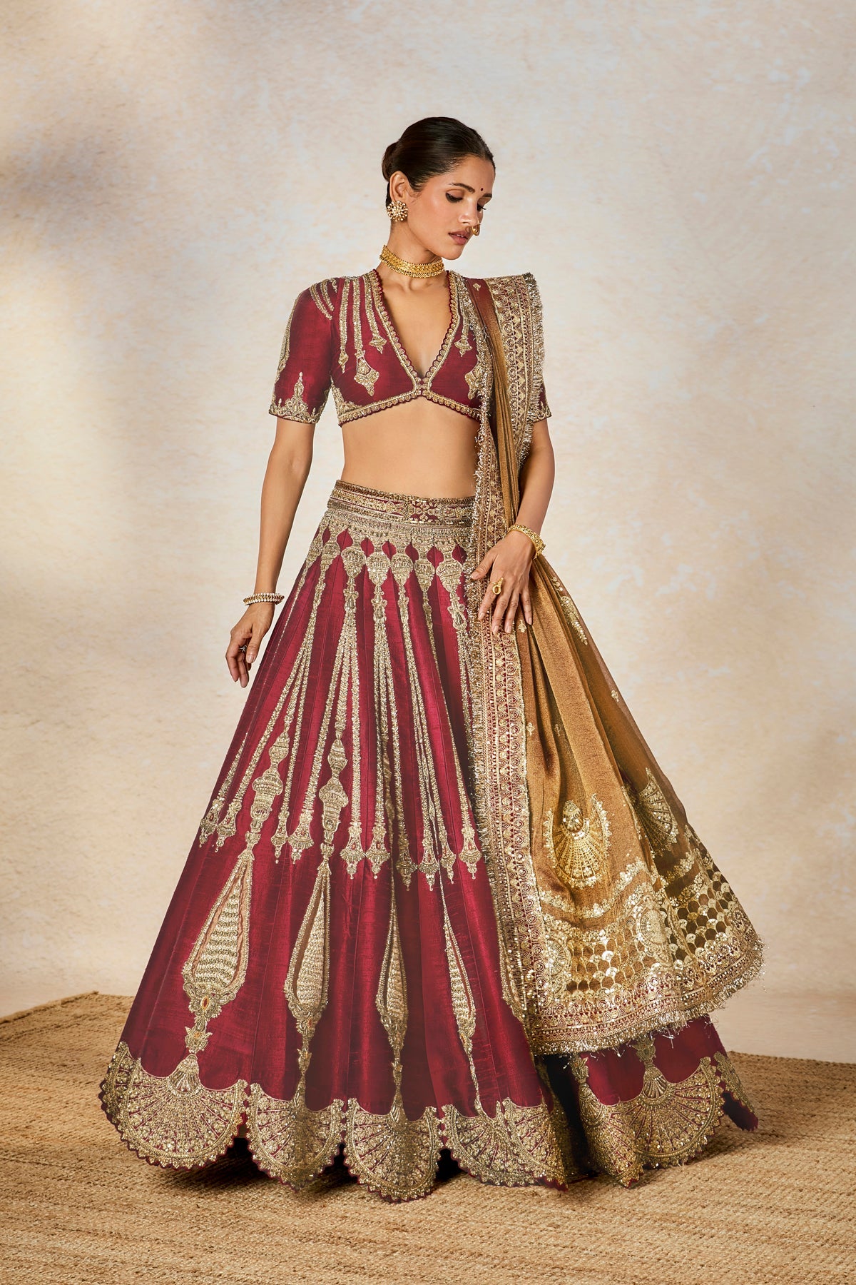 The Gajar Halwa Lehenga