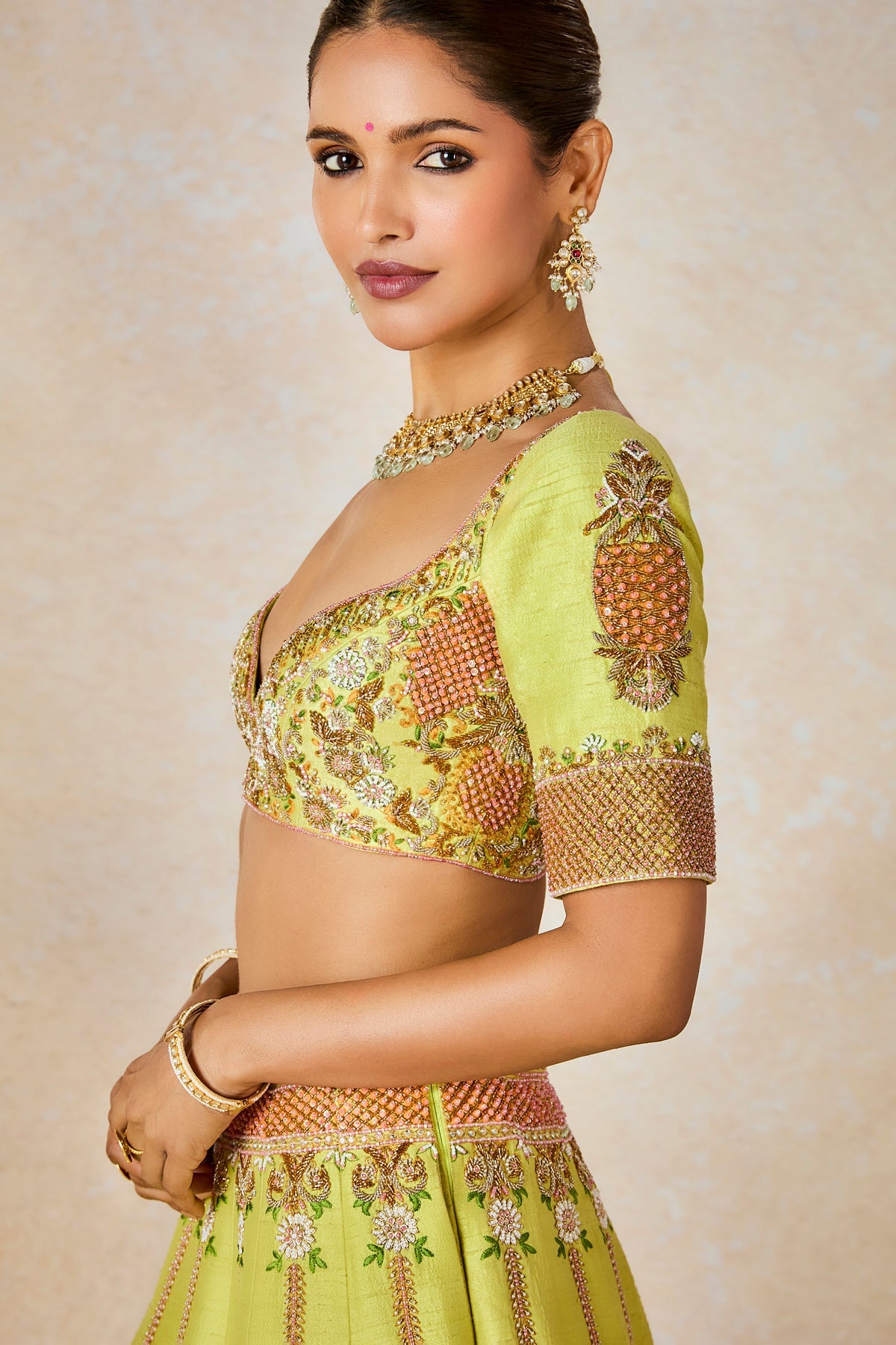 The Pista Kulfi Lehenga