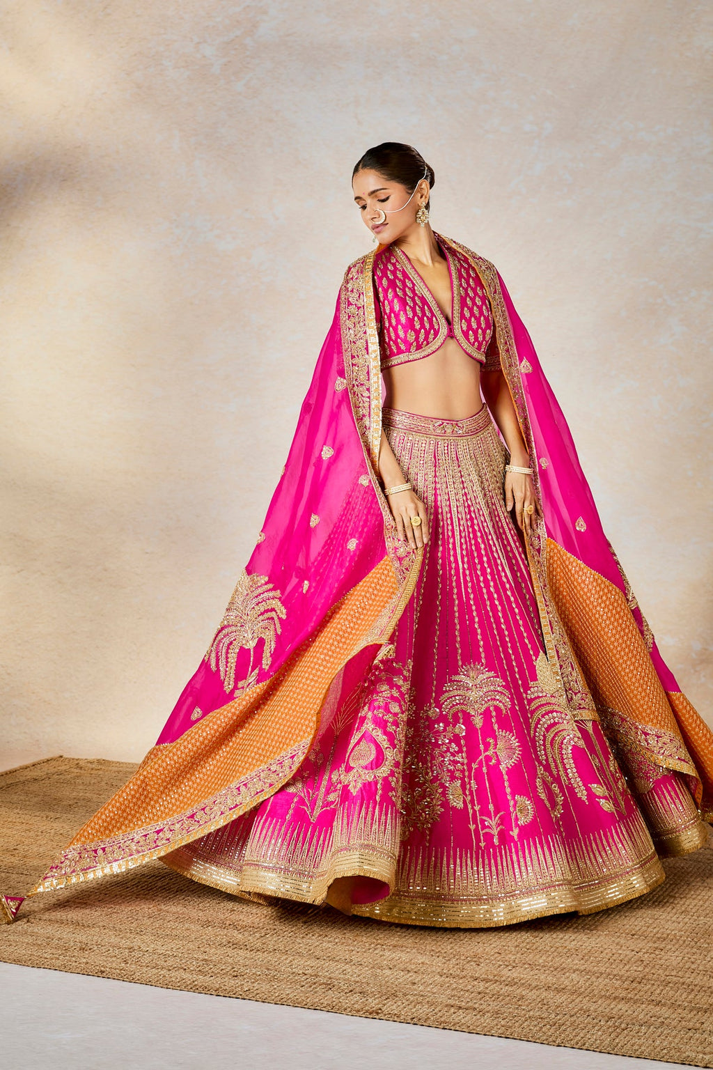 The Gulaab Cham Cham Lehenga