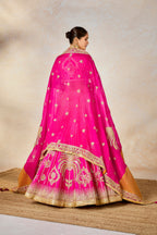 The Gulaab Cham Cham Lehenga