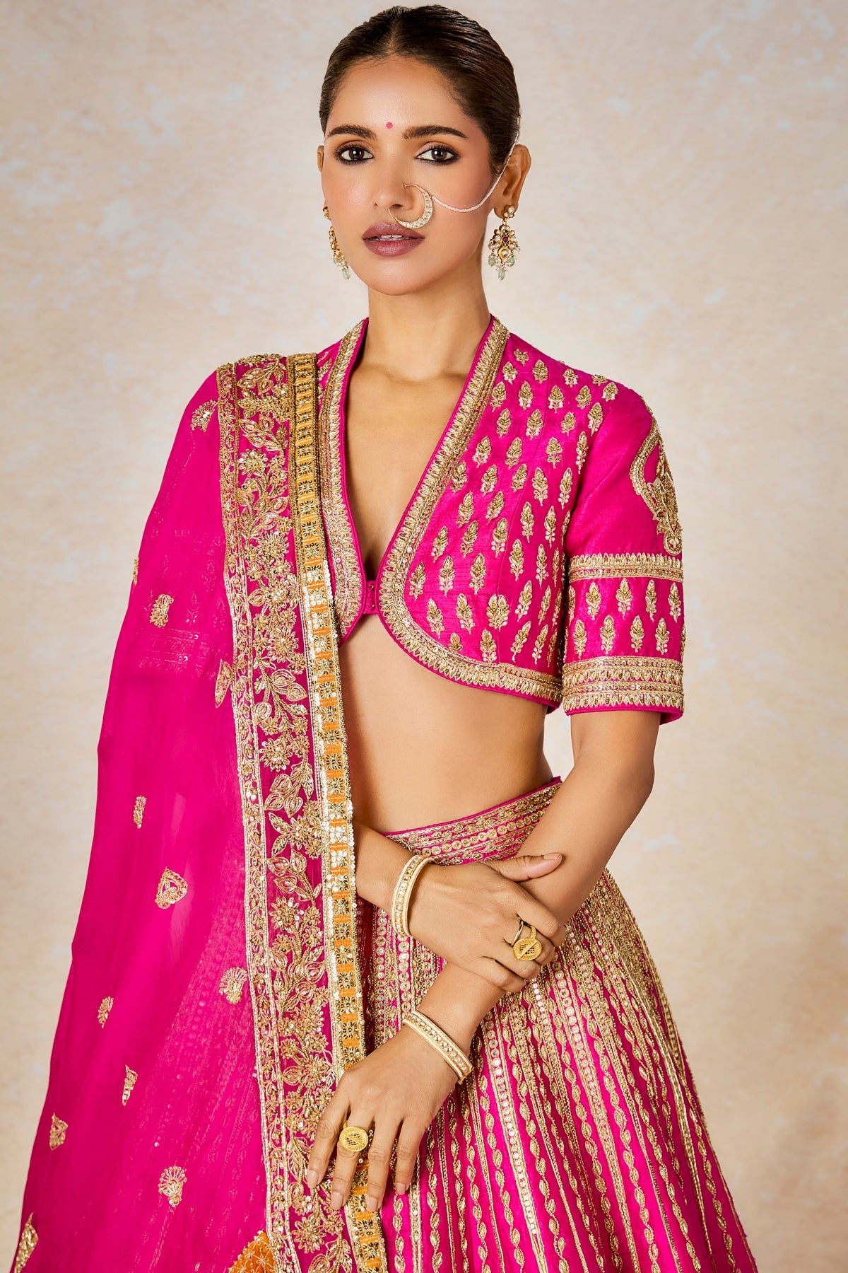 The Gulaab Cham Cham Lehenga