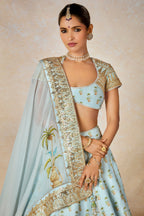 Aasman Lehenga