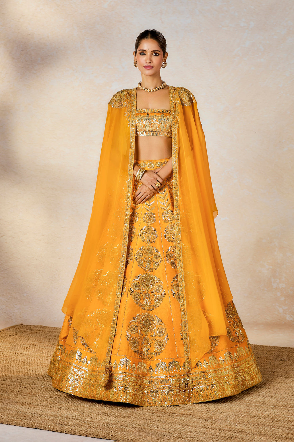Motichur Cape Lehenga