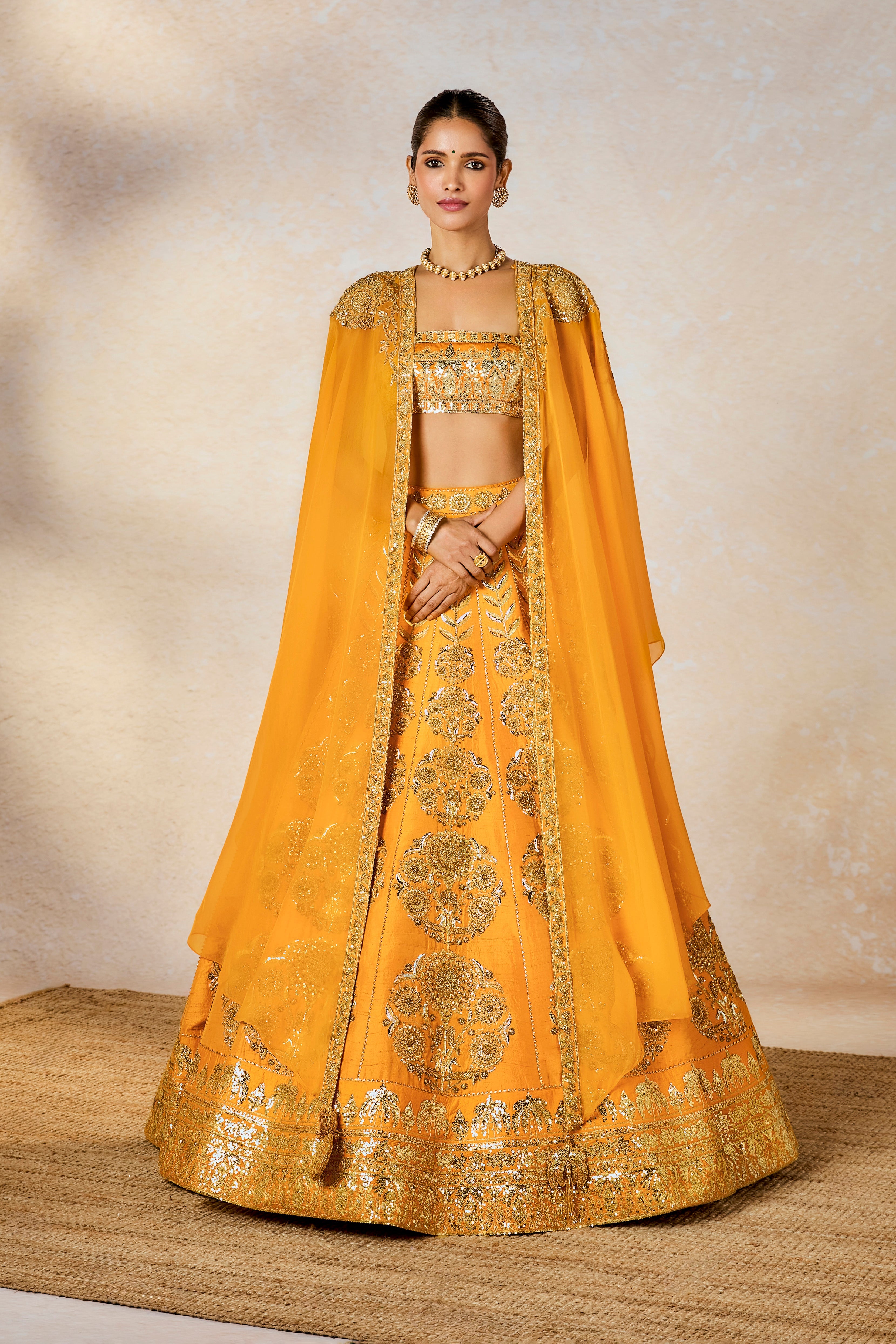Motichur Cape Lehenga