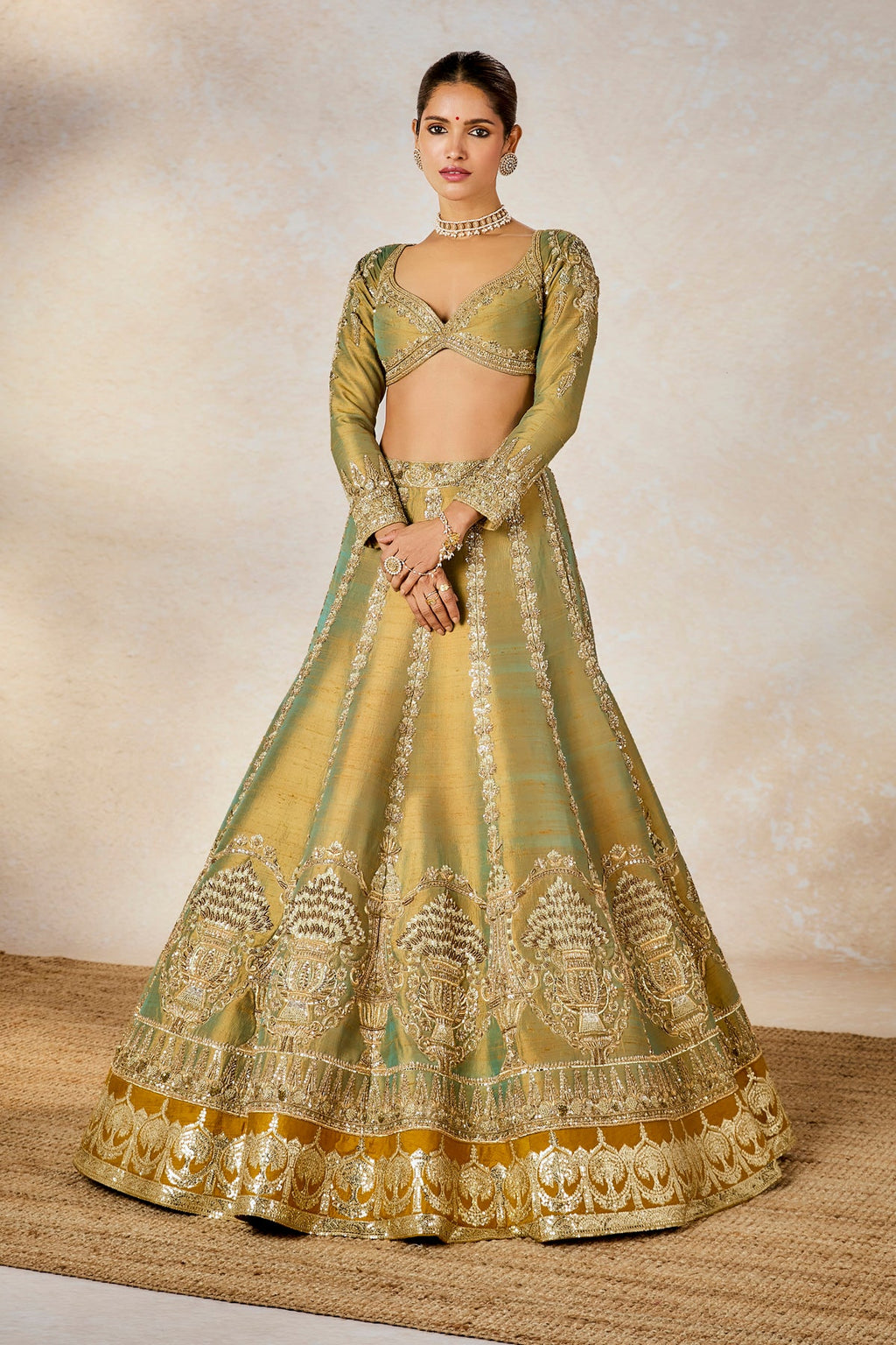 The Kesar Varak Lehenga