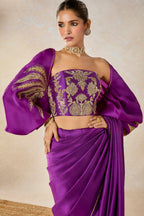 The Jamun Fizz Saree