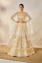 Malai Barfi Cape Lehenga