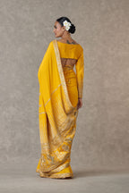 Yellow Son Patti Saree