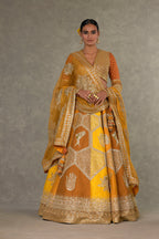 Ochre Neel-Kamal Lehenga