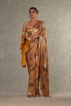 Ochre Masakali Saree