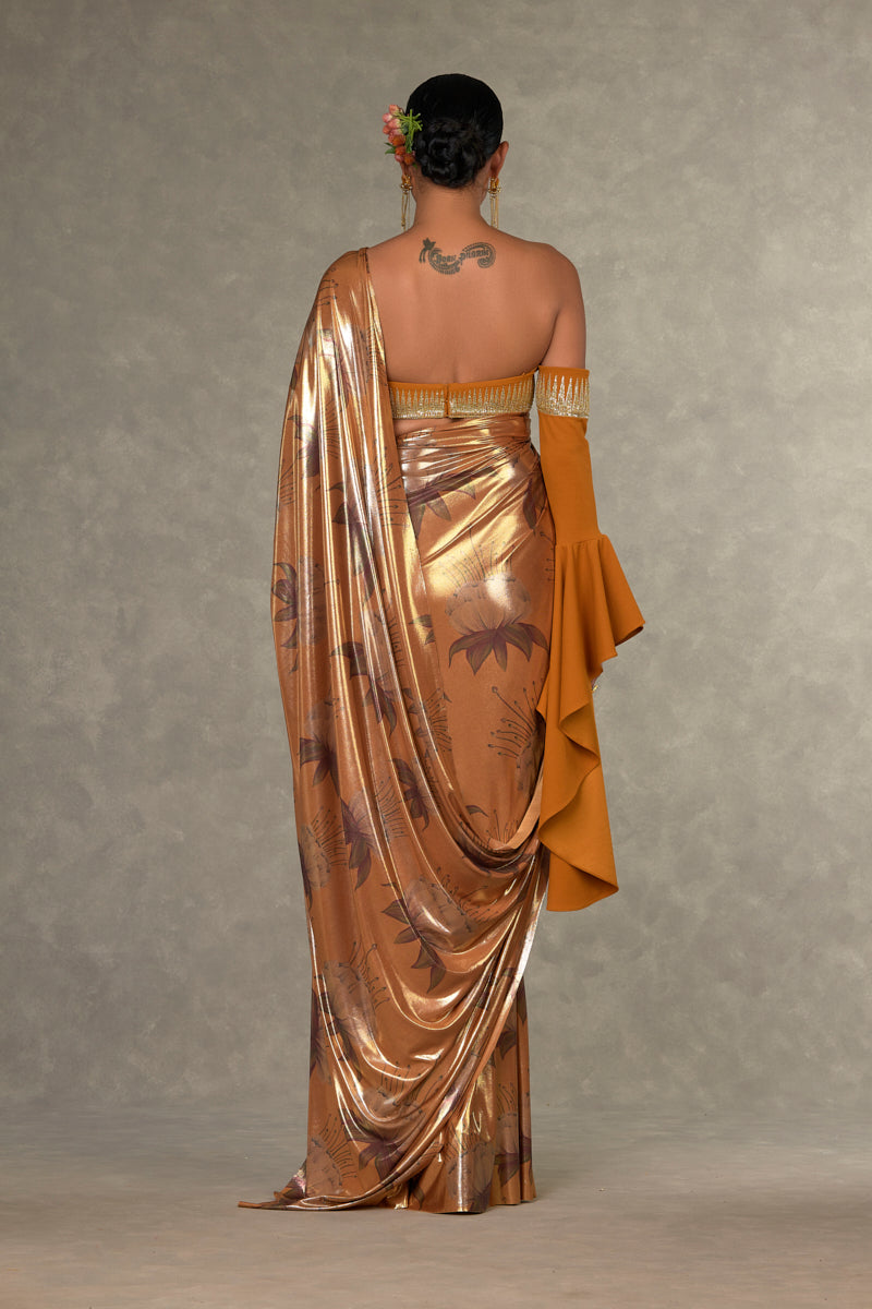 Ochre Masakali Saree