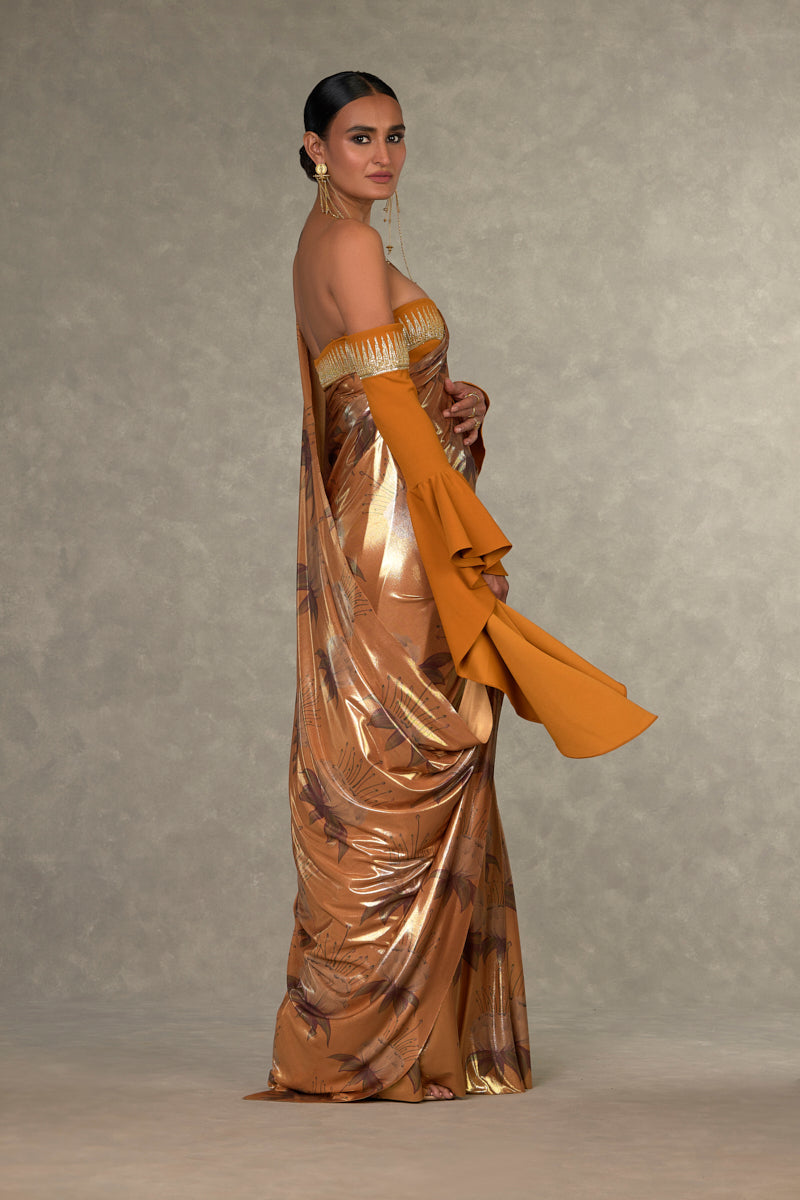 Ochre Masakali Saree