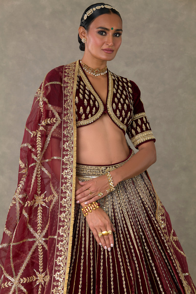 Wine Dil-Chidiya Lehenga