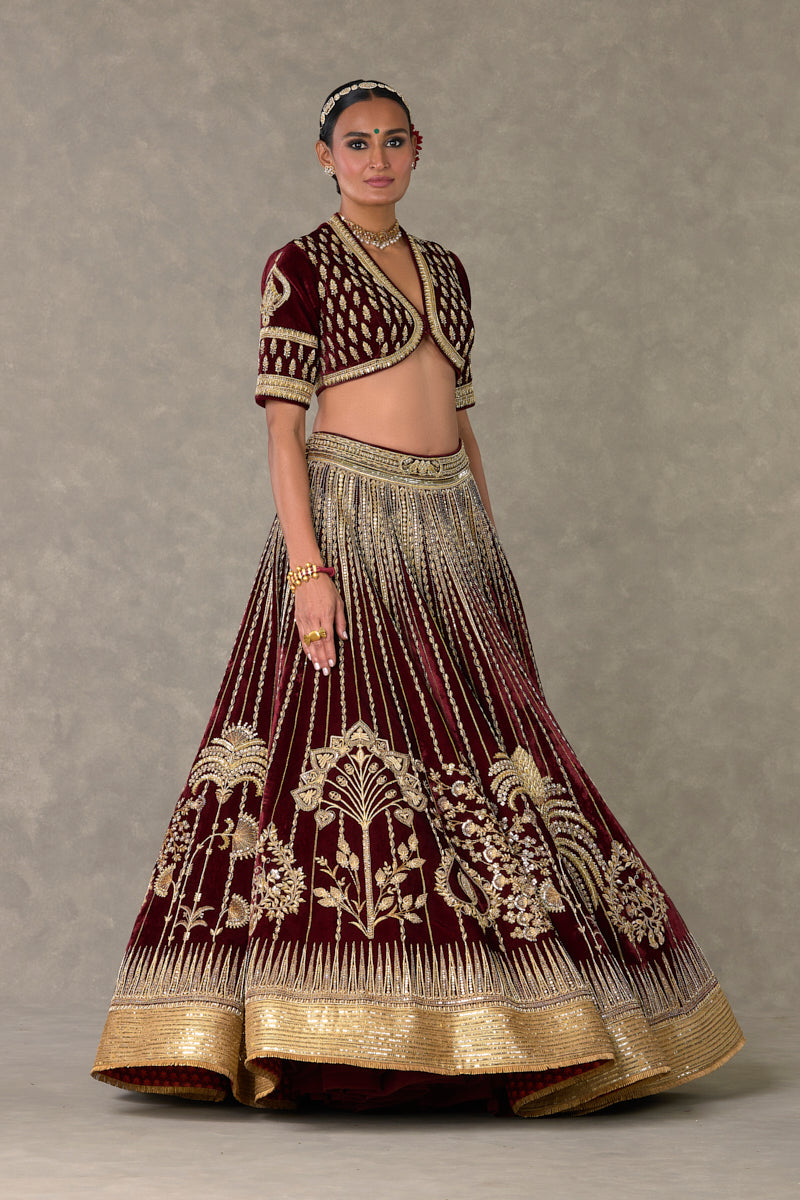 Wine Dil-Chidiya Lehenga