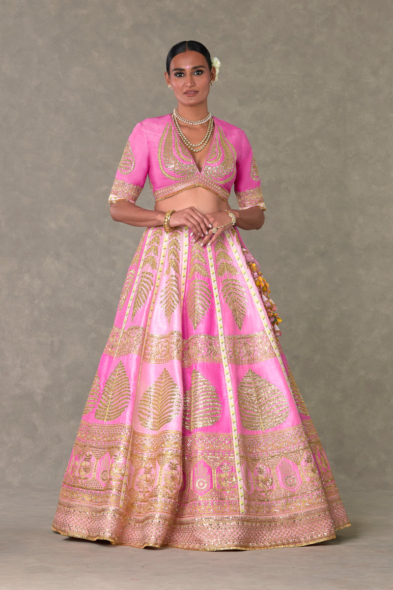 Barfi Pink ‘Paan-Patti’ lehenga