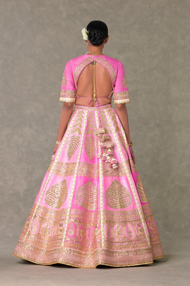 Barfi Pink ‘Paan-Patti’ lehenga