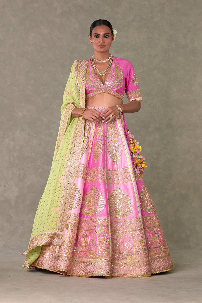 Barfi Pink ‘Paan-Patti’ lehenga