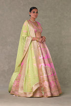 Barfi Pink ‘Paan-Patti’ lehenga