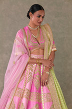 Barfi Pink ‘Paan-Patti’ lehenga