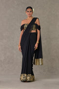 Black Neel- Kamal Corset Saree