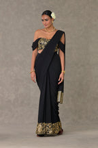 Black Neel- Kamal Corset Saree