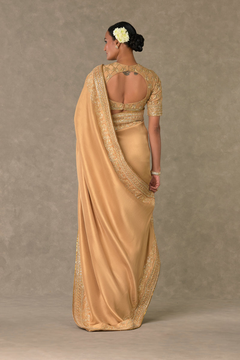 Beige Madakal-Chidiya Saree