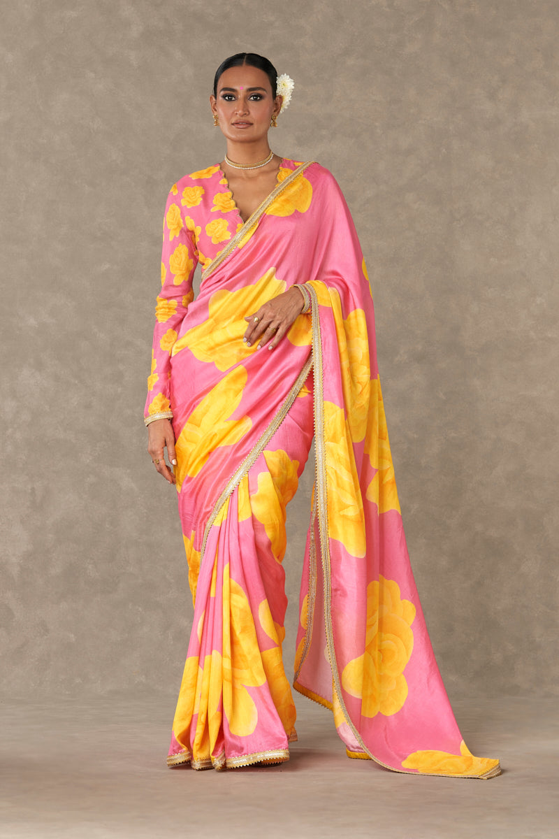 Pink Gulaab Saree