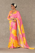 Pink Gulaab Saree