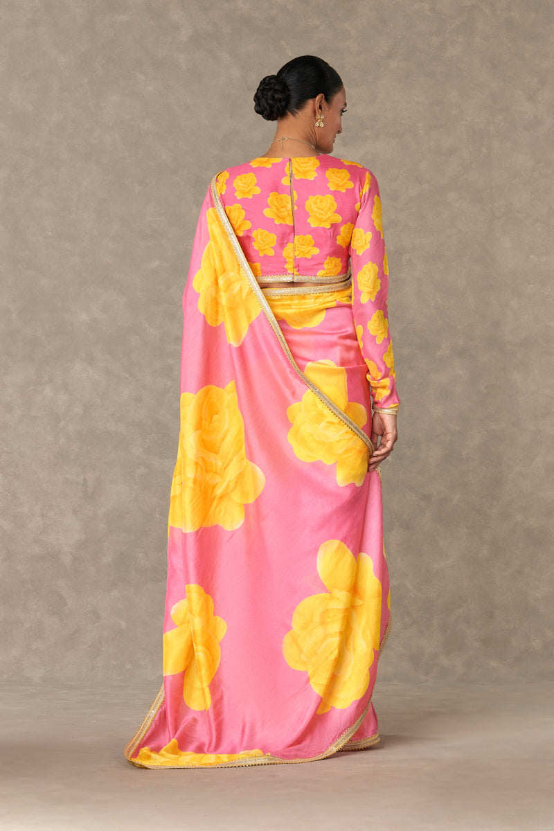 Pink Gulaab Saree