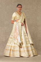 Ivory Neel-Kamal Lehenga Set