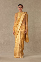 Sunehri Tissue  Saree